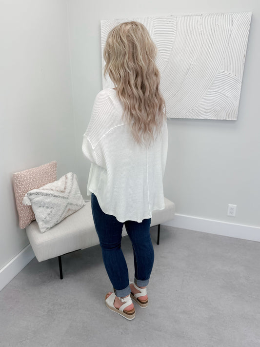 Adeline Thermal Long Sleeve in Coconut